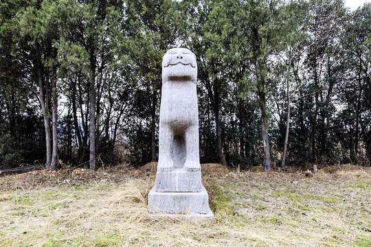 河南巩义永定陵石像生