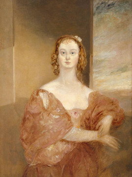 约瑟夫·马洛德·威廉·透纳服装中的女士
