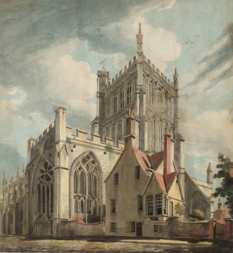 约瑟夫·马洛德·威廉·透纳格林学院的布里斯托尔大教堂