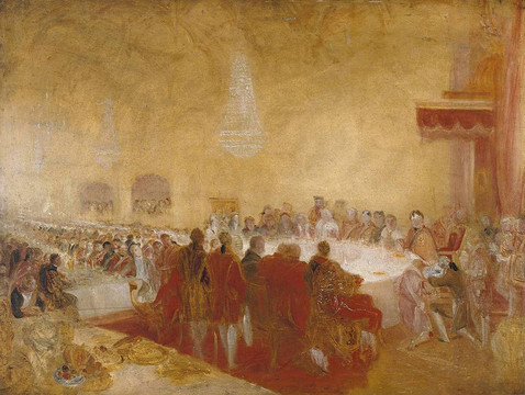 约瑟夫·马洛德·威廉·透纳乔治四世在议会教务长宴会上