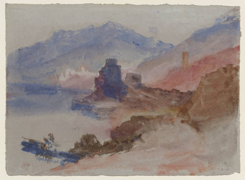 约瑟夫·马洛德·威廉·透纳地中海沿岸的废墟和悬崖