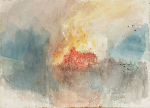 约瑟夫·马洛德·威廉·透纳议会大厦的焚烧