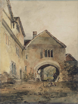约瑟夫·马洛德·威廉·透纳肯特郡阿灵顿城堡的门户