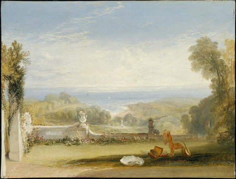 约瑟夫·马洛德·威廉·透纳尼特岛尼顿别墅露台的景色