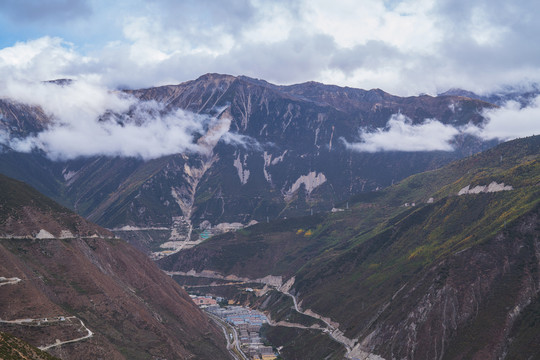 中国云南省高原山脉旅游风光