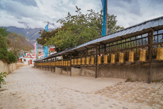 中国云南省飞来寺旅游风光