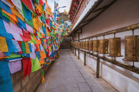 中国云南省飞来寺旅游风光