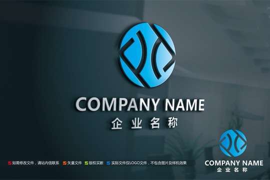 互聯(lián)網(wǎng)科技FD字母LOGO