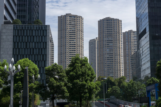 重庆CBD高楼大厦