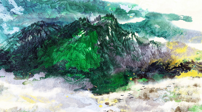 抽象山水畫