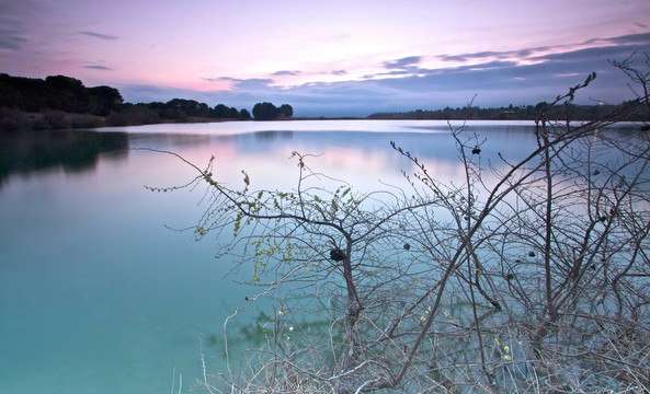 湖泊美景