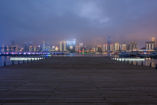 青岛城市夜景