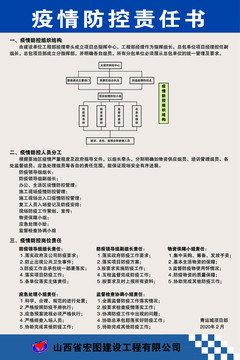 疫情防控责任书