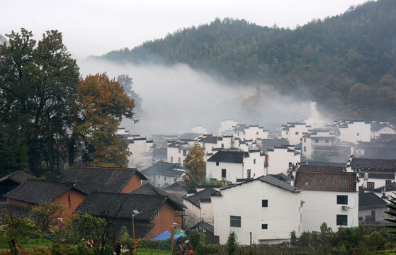 山村秋色