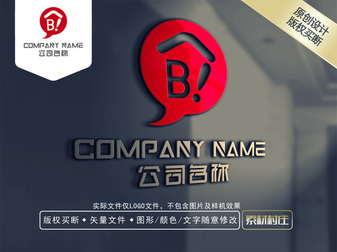 B字母便利店LOGO