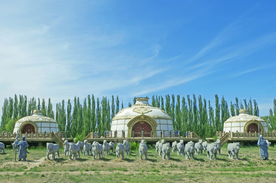 蒙古部落景色