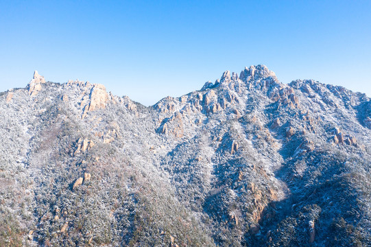 青岛崂山雪景