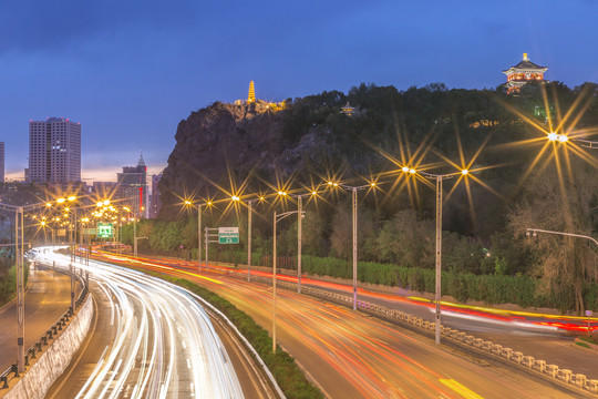 乌鲁木齐城市夜景