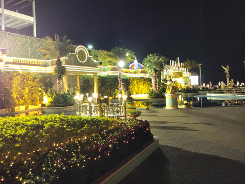 泰国酒店夜景