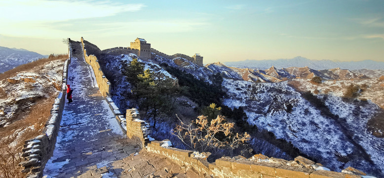 雪后长城