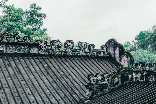 潮汕古建筑屋顶