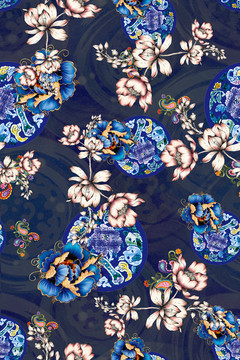 旗袍花型