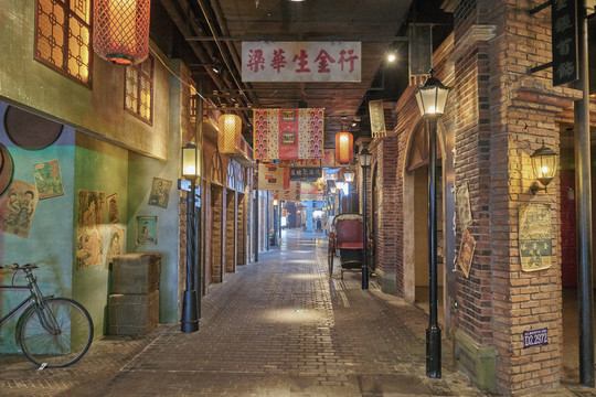 仿古上海街景