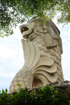 新加坡地标鱼尾狮