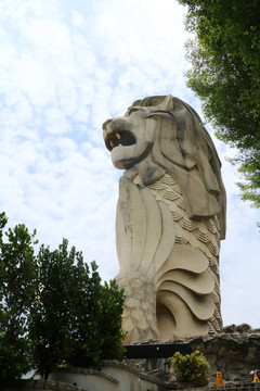 新加坡地标鱼尾狮
