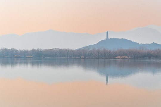 北京颐和园建筑风景