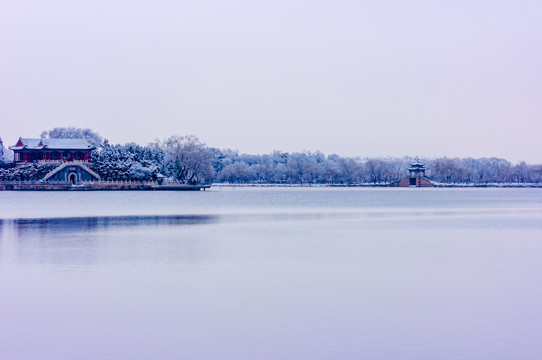 春雪过后的南湖岛