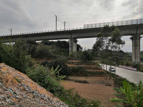 乡村火车铁路