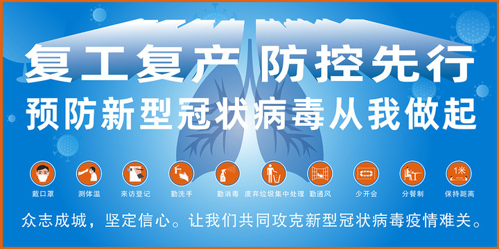 復(fù)工復(fù)產(chǎn)防控先行