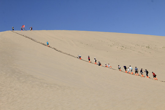 中国甘肃敦煌鸣沙山