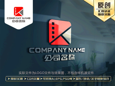 K字母电影LOGO