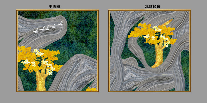 輕奢裝飾畫
