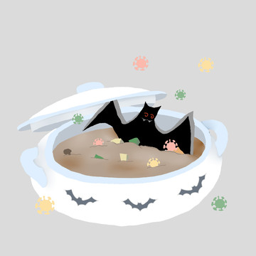 疫情防控禁止蝙蝠湯