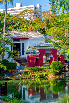 中国海南海口五公祠公园苏公祠