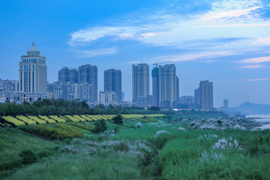 宜宾南溪区城市风光