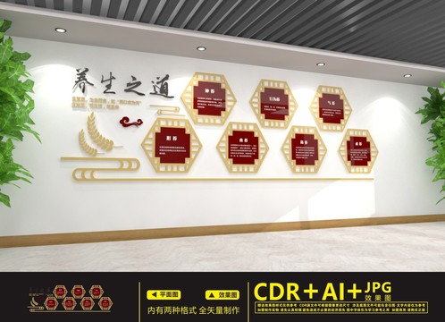 養(yǎng)身文化墻