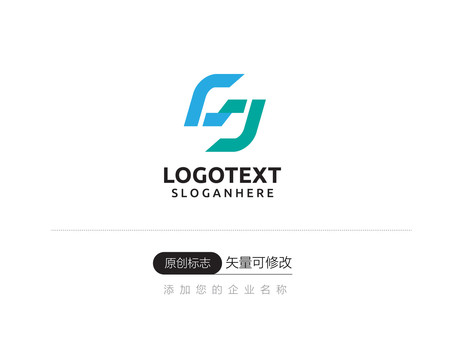 SJ字母LOGO设计