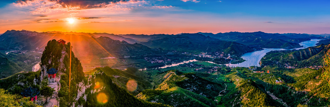 马鞍山全景