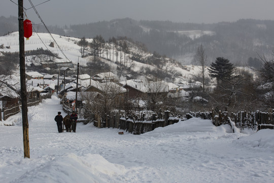 吉林雪村风光