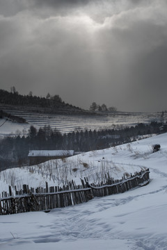 吉林雪村风光