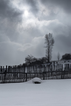 吉林雪村风光