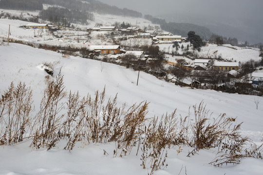 吉林雪村风光