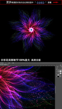 夢(mèng)幻光效炫酷花朵
