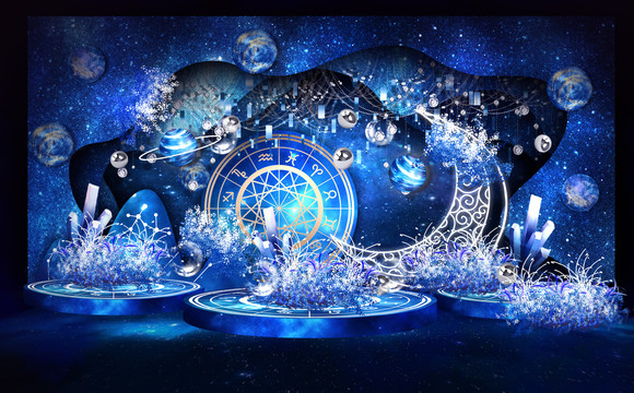 夢幻星空婚禮效果圖
