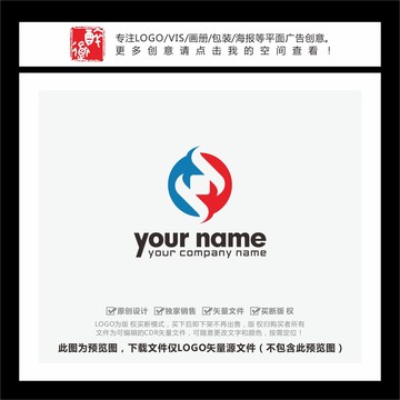 SH字母古钱币金融投资LOGO