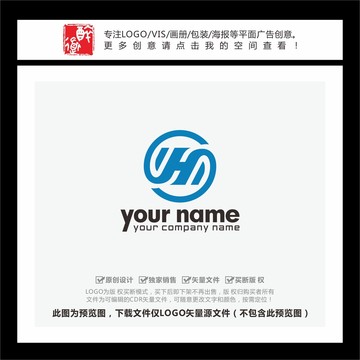 YHM字母LOGO